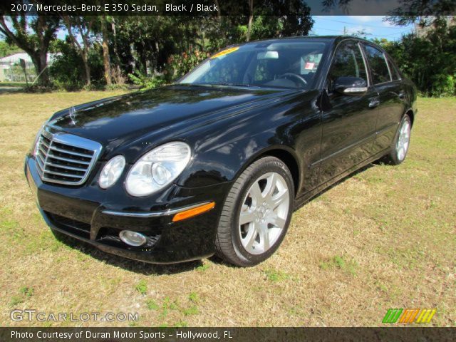 2007 Mercedes-Benz E 350 Sedan in Black