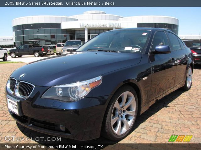 2005 BMW 5 Series 545i Sedan in Orient Blue Metallic