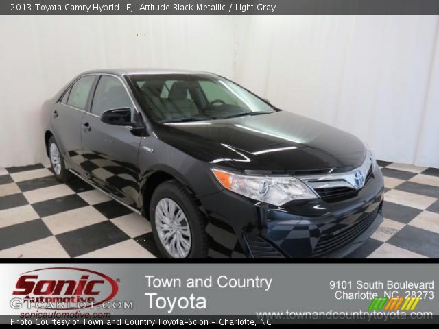 2013 Toyota Camry Hybrid LE in Attitude Black Metallic