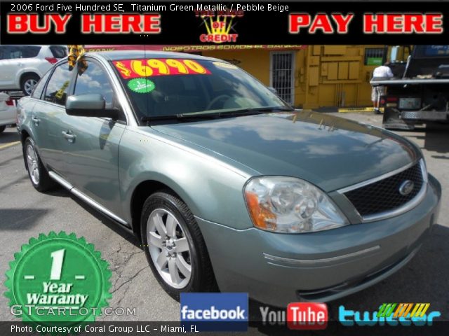 2006 Ford Five Hundred SE in Titanium Green Metallic