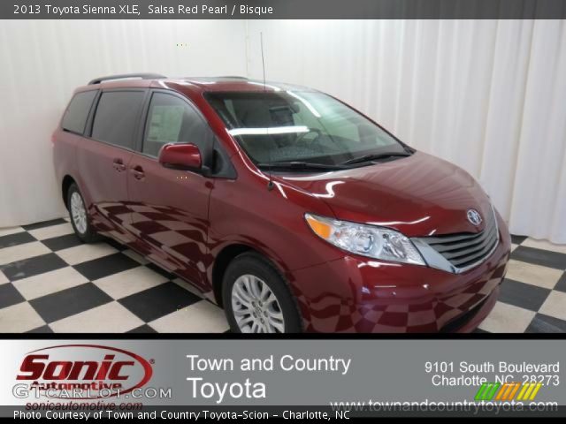2013 Toyota Sienna XLE in Salsa Red Pearl