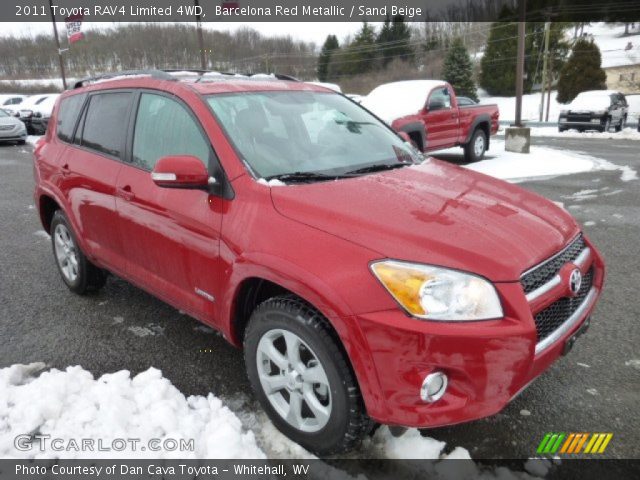 2011 Toyota RAV4 Limited 4WD in Barcelona Red Metallic