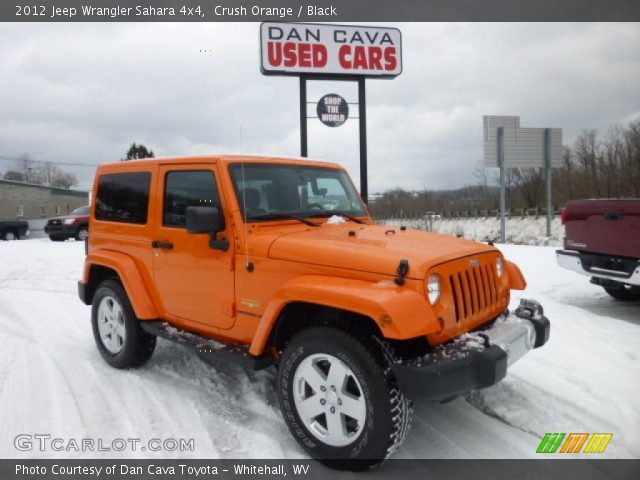 2012 Jeep Wrangler Sahara 4x4 in Crush Orange