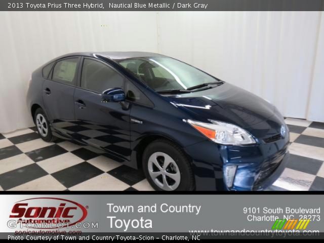 2013 Toyota Prius Three Hybrid in Nautical Blue Metallic