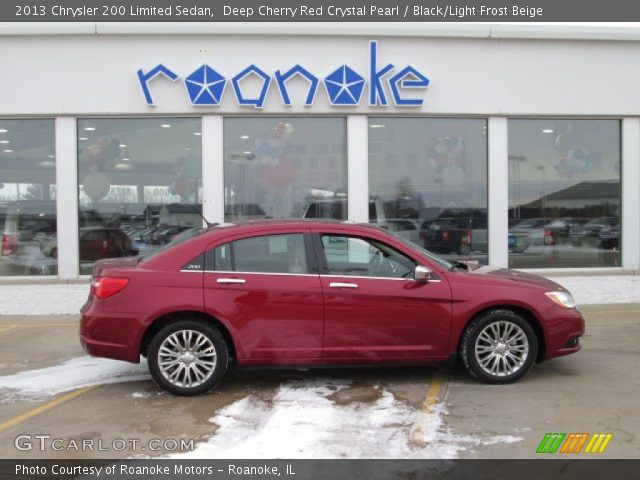 2013 Chrysler 200 Limited Sedan in Deep Cherry Red Crystal Pearl