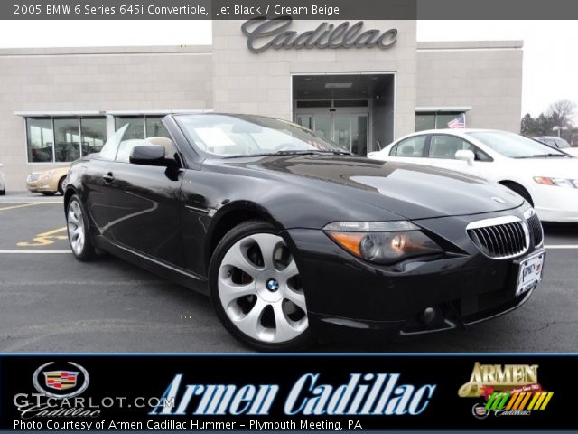 2005 BMW 6 Series 645i Convertible in Jet Black