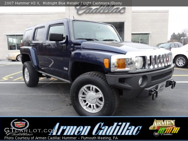 2007 Hummer H3 X in Midnight Blue Metallic