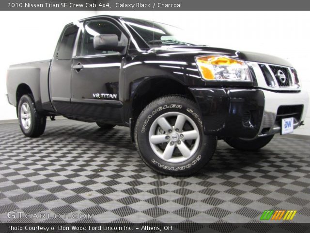 2010 Nissan Titan SE Crew Cab 4x4 in Galaxy Black