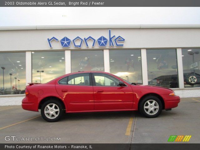 2003 Oldsmobile Alero GL Sedan in Bright Red