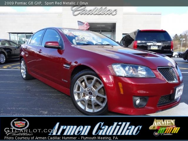 2009 Pontiac G8 GXP in Sport Red Metallic