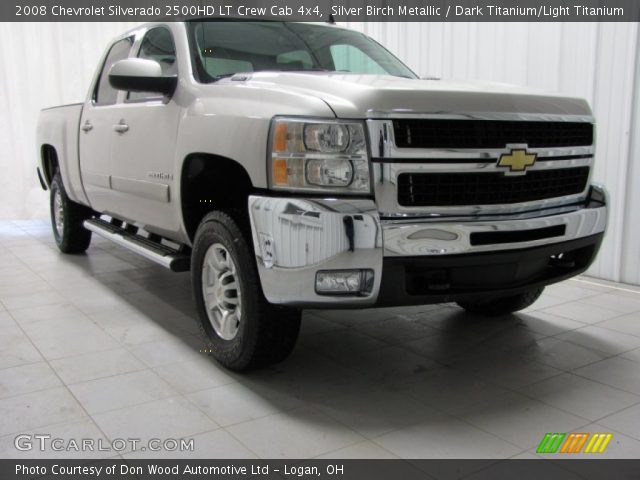 2008 Chevrolet Silverado 2500HD LT Crew Cab 4x4 in Silver Birch Metallic