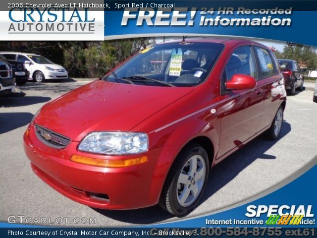 2006 Chevrolet Aveo LT Hatchback in Sport Red