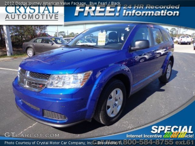 2012 Dodge Journey American Value Package in Blue Pearl