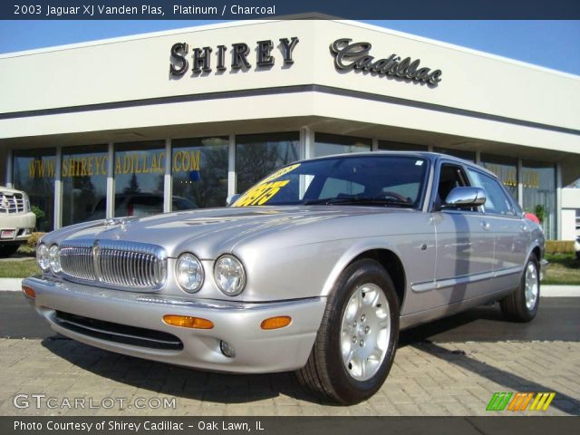 2003 Jaguar XJ Vanden Plas in Platinum