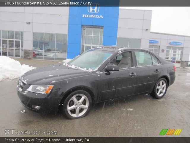 2006 Hyundai Sonata GLS V6 in Ebony Black