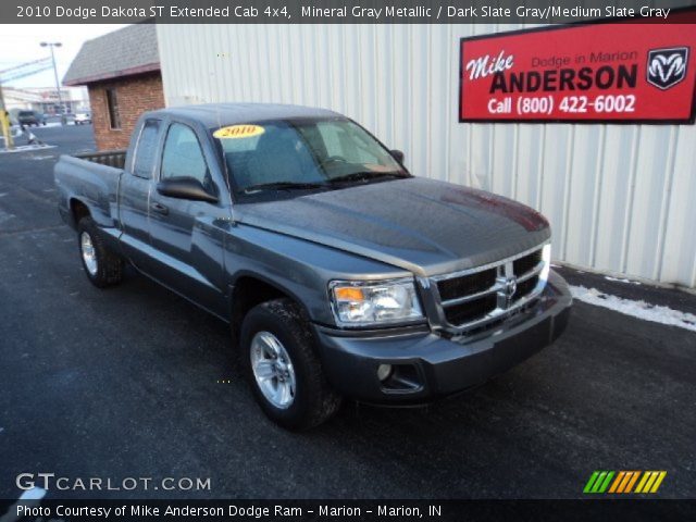 2010 Dodge Dakota ST Extended Cab 4x4 in Mineral Gray Metallic