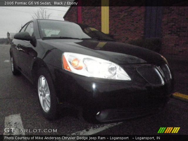 2006 Pontiac G6 V6 Sedan in Black