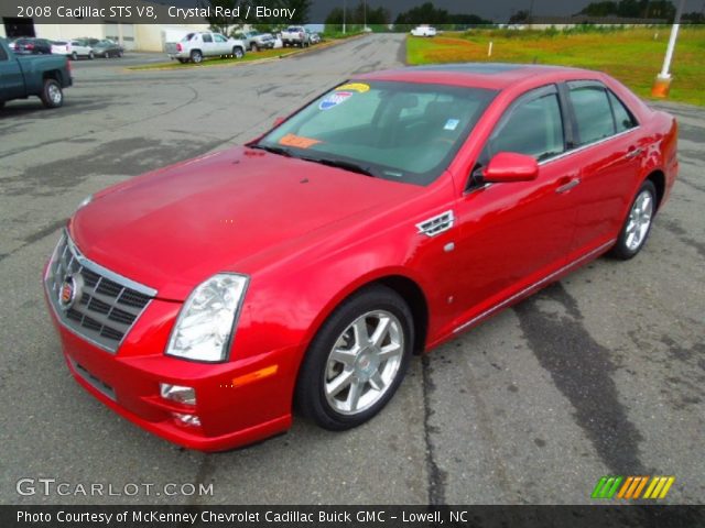 2008 Cadillac STS V8 in Crystal Red