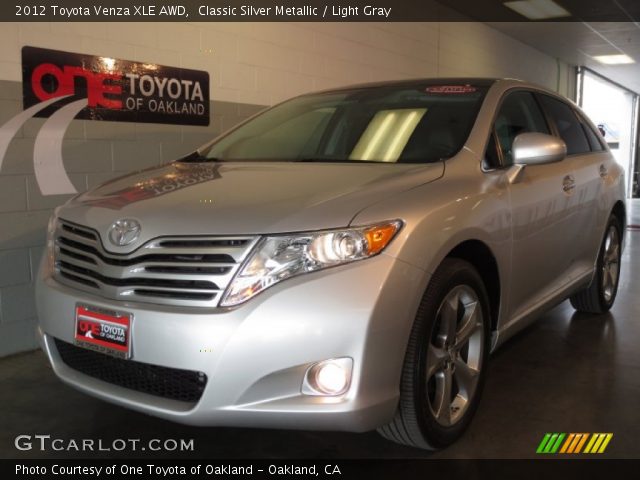 2012 Toyota Venza XLE AWD in Classic Silver Metallic