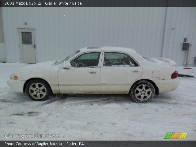 2001 Mazda 626 ES in Glacier White