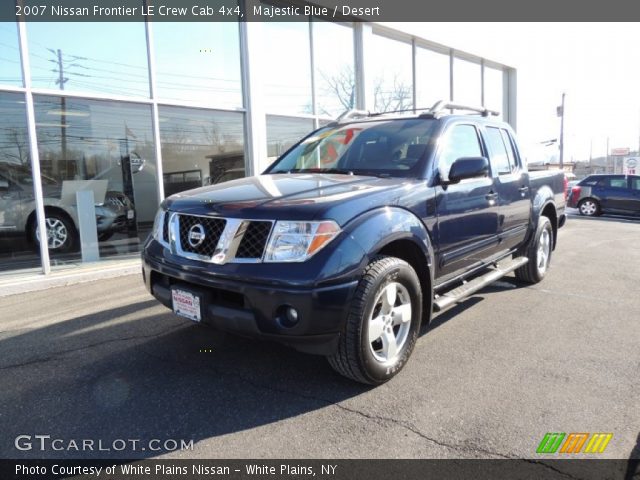 2007 Nissan Frontier LE Crew Cab 4x4 in Majestic Blue