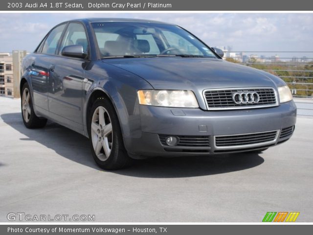 2003 Audi A4 1.8T Sedan in Dolphin Gray Pearl