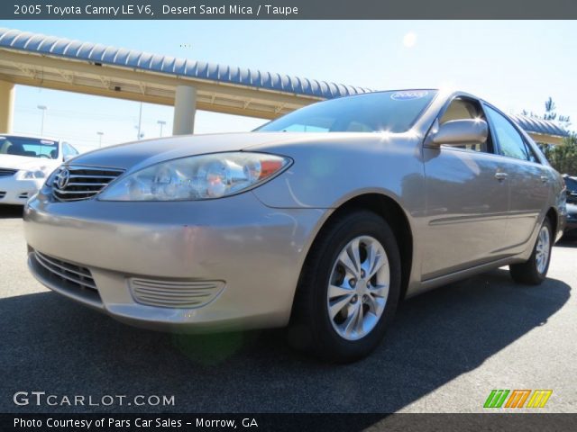 2005 Toyota Camry LE V6 in Desert Sand Mica