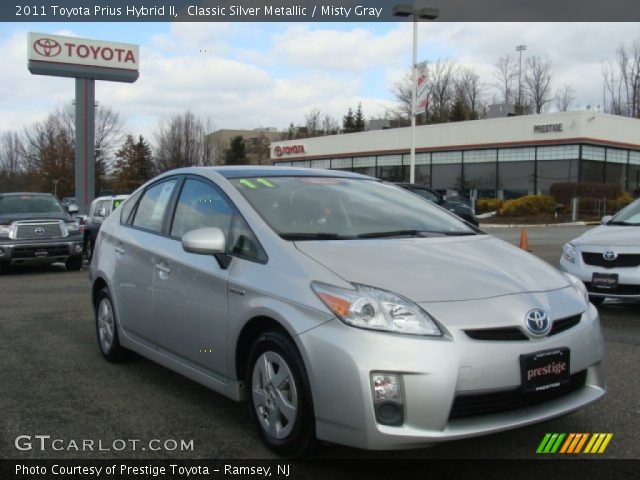 2011 Toyota Prius Hybrid II in Classic Silver Metallic