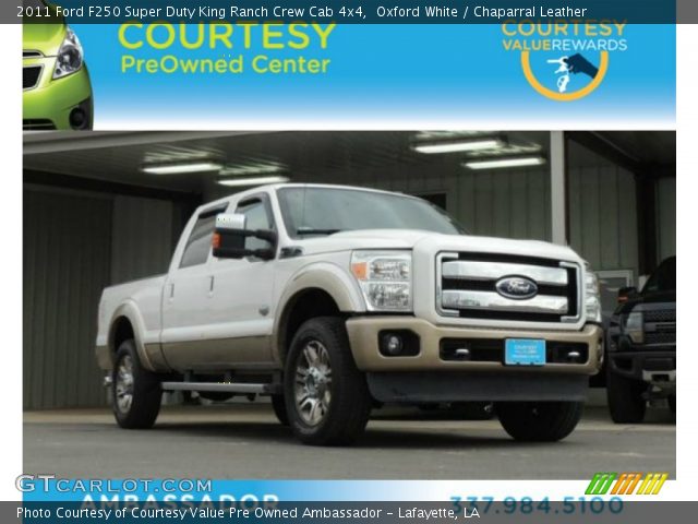 2011 Ford F250 Super Duty King Ranch Crew Cab 4x4 in Oxford White