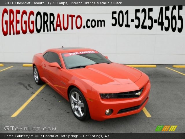 2011 Chevrolet Camaro LT/RS Coupe in Inferno Orange Metallic