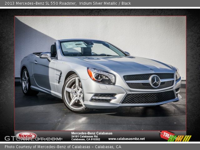 2013 Mercedes-Benz SL 550 Roadster in Iridium Silver Metallic