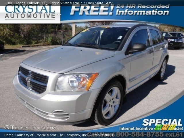 2008 Dodge Caliber SXT in Bright Silver Metallic