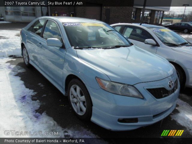2007 Toyota Camry LE in Sky Blue Pearl