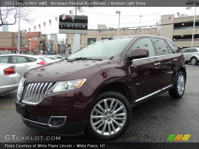 2011 Lincoln MKX AWD in Bordeaux Reserve Red Metallic