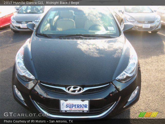 2013 Hyundai Elantra GLS in Midnight Black