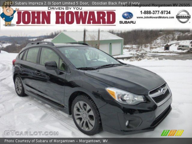 2013 Subaru Impreza 2.0i Sport Limited 5 Door in Obsidian Black Pearl