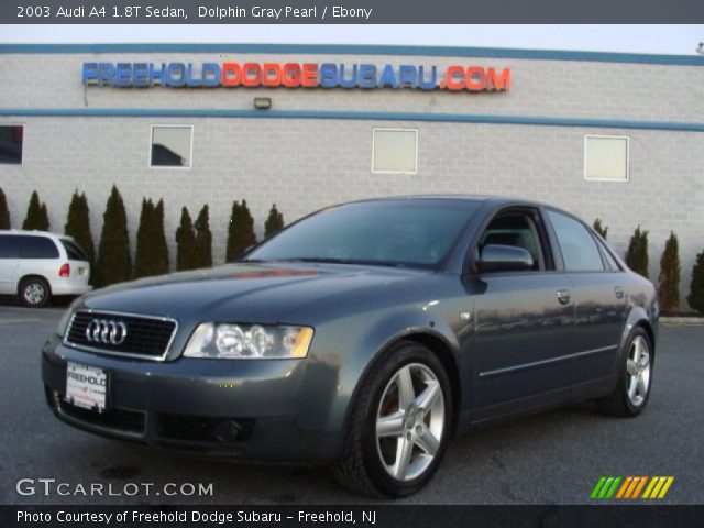 2003 Audi A4 1.8T Sedan in Dolphin Gray Pearl