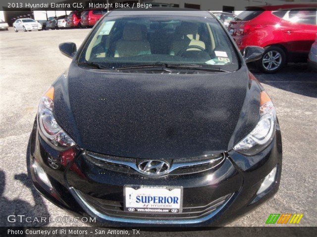 2013 Hyundai Elantra GLS in Midnight Black