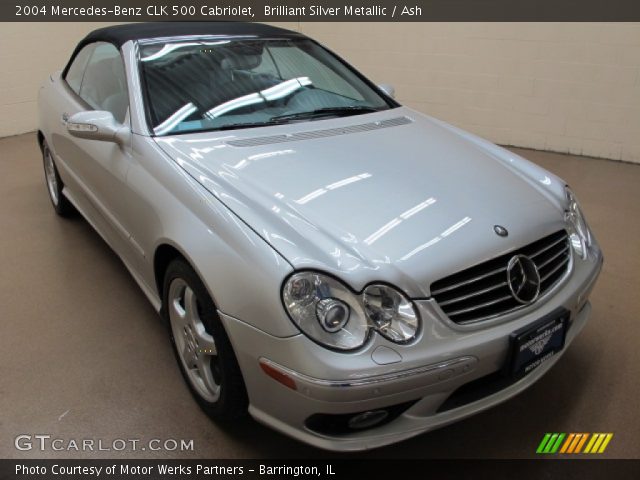 2004 Mercedes-Benz CLK 500 Cabriolet in Brilliant Silver Metallic