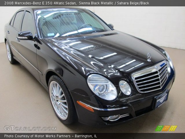 2008 Mercedes-Benz E 350 4Matic Sedan in Sienna Black Metallic