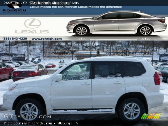 2006 Lexus GX 470 in Blizzard White Pearl
