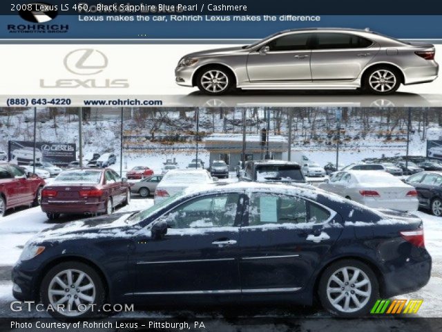 2008 Lexus LS 460 in Black Sapphire Blue Pearl