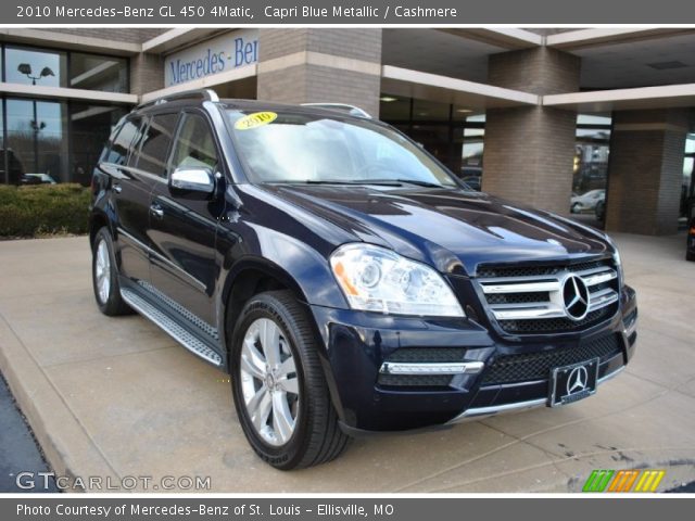 2010 Mercedes-Benz GL 450 4Matic in Capri Blue Metallic
