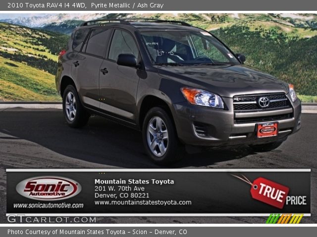 2010 Toyota RAV4 I4 4WD in Pyrite Metallic