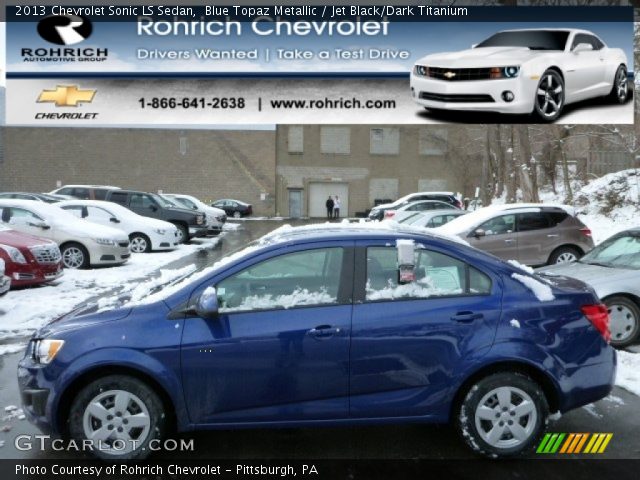 2013 Chevrolet Sonic LS Sedan in Blue Topaz Metallic