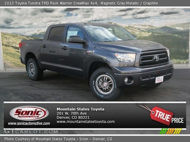 2013 Toyota Tundra TRD Rock Warrior CrewMax 4x4 in Magnetic Gray Metallic