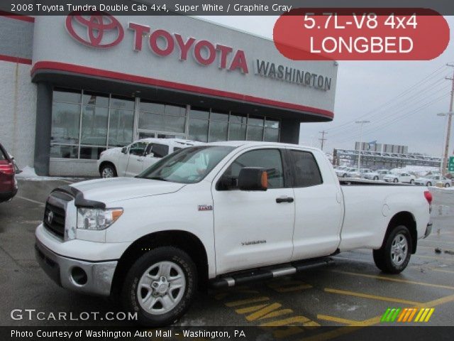 2008 Toyota Tundra Double Cab 4x4 in Super White