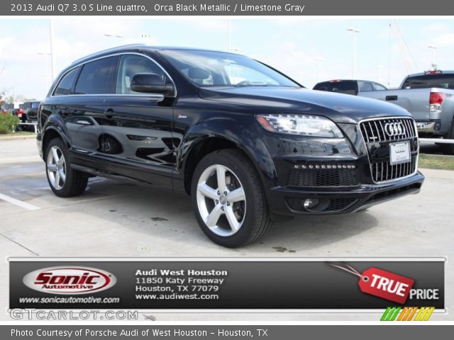 2013 Audi Q7 3.0 S Line quattro in Orca Black Metallic