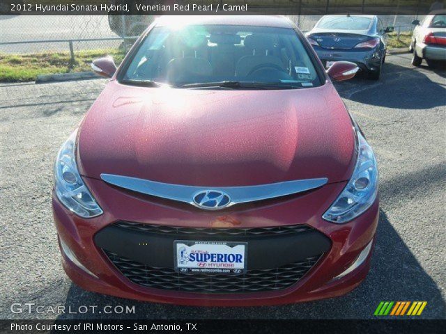 2012 Hyundai Sonata Hybrid in Venetian Red Pearl