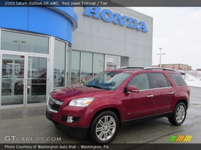 2009 Saturn Outlook XR AWD in Red Jewel Tintcoat